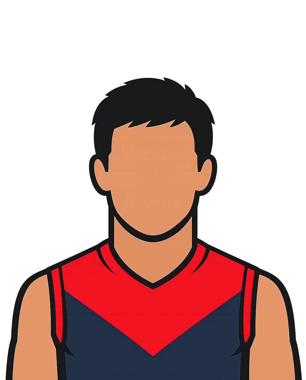 Jack Steele cartoon silhouette